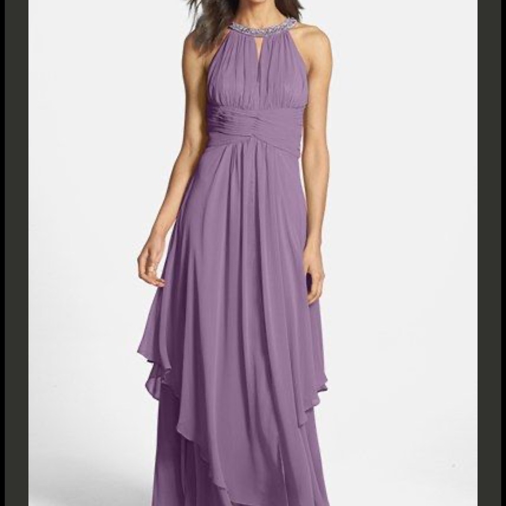 Eliza J Lavender High Low Dress